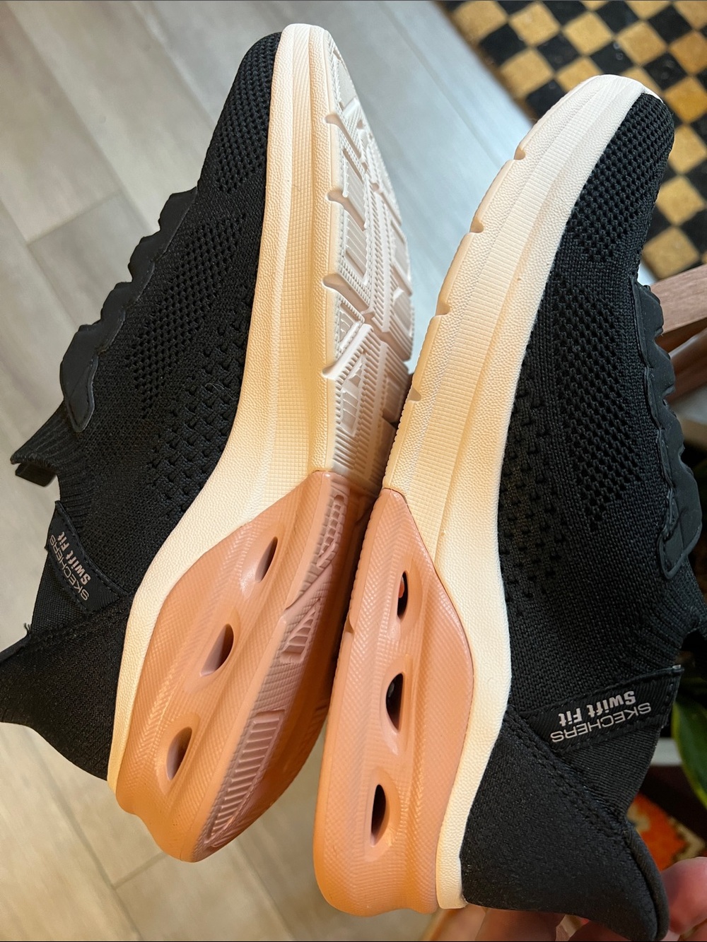 Skechers hands free swift fit memory foam slide on sneaker shoes 7 - Picture 4 of 5